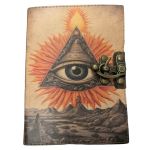 Leather Journal - Eye of Providence 5x7
